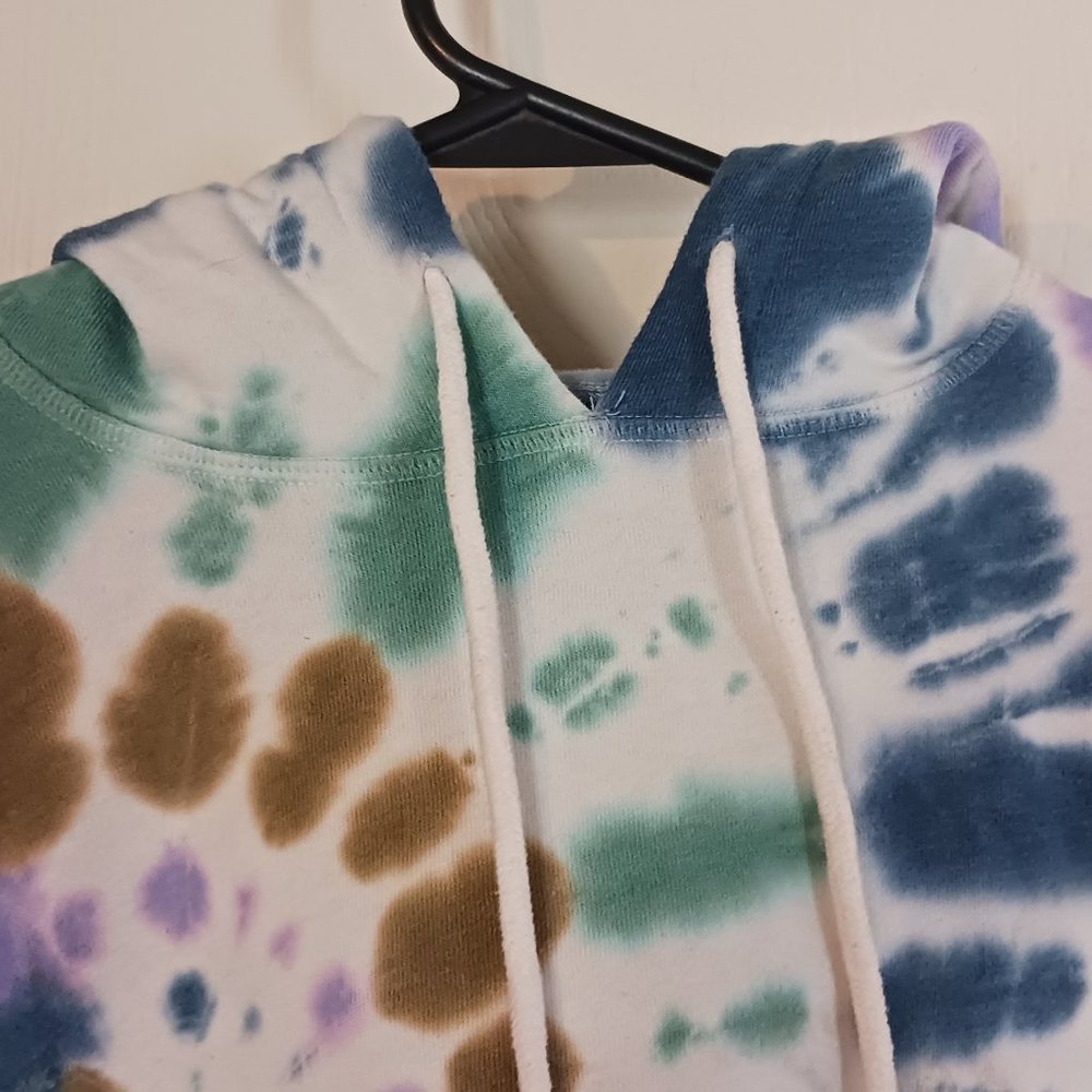Aeropostale sz Small TyeDye Cropped Hoodie - Picture 6 of 8